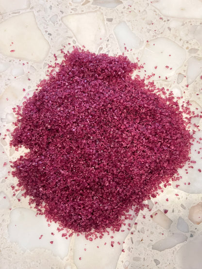 Red wine-infused sea salt