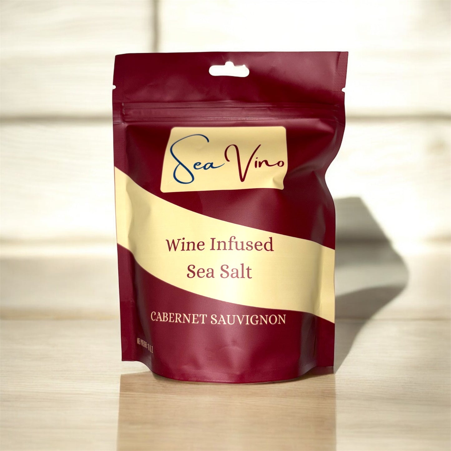 Cabernet sauvignon red wine infused sea salt 